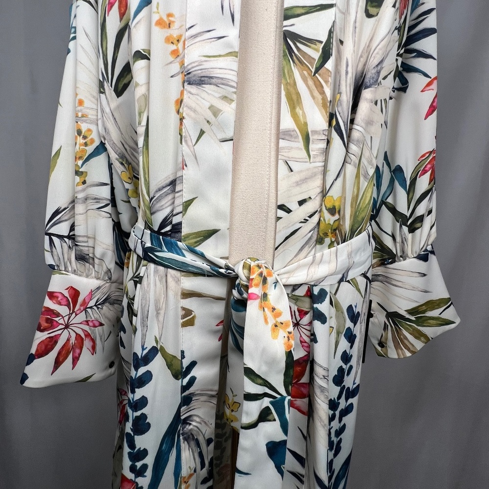NWT Zara Tropical Print Robe/Kaftan (M) - Picture 7 of 8